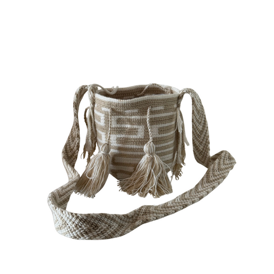 Small Wayuu Bags – Tribal Design with Bright Woven Belt