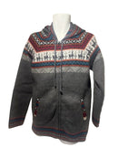 Zipper Alpaca Jackets with Andes Design