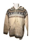 Zipper Alpaca Jackets with Andes Design