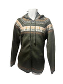 Zipper Alpaca Jackets with Andes Design
