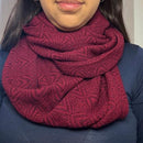 Alpaca Infinity Scarf Red Wine-Pacha Ancestral Design