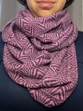 Load image into Gallery viewer, Alpaca Infinity Scarf Pink-Pacha Ancestral Design
