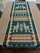 Handmade Table Runner – LLama Design – Ethical Loom Weaving